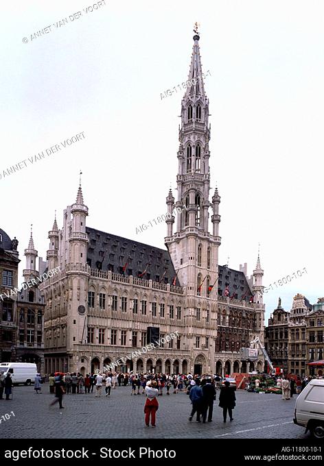 Town Hall, Grand Place, Brussels. 1402-1455