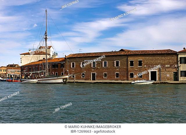 Murano, a small island near Venice, Italy, Europe