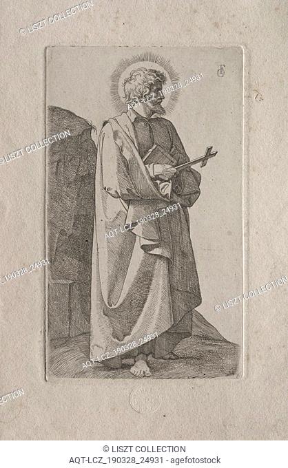 St. Philip Neri, 1826. Johann Friedrich Overbeck (German, 1789-1869), Carl Schulze. Etching; sheet: 19.9 x 13.6 cm (7 13/16 x 5 3/8 in