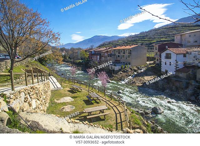 River Jerte. Cabezuela del valle, Caceres province, Extremadura, Spain