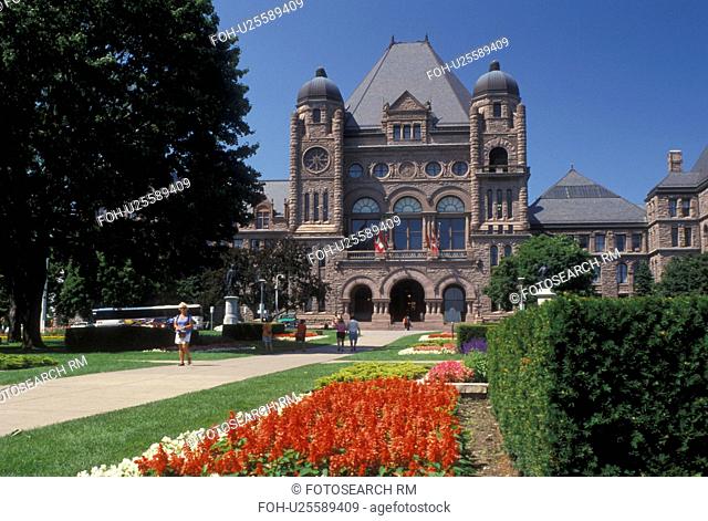 Provincial Parliament, Toronto, Canada, Ontario, Ontario Legislative Building in Queen's Park in downtown Toronto