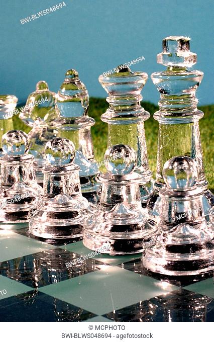 glass chess-board