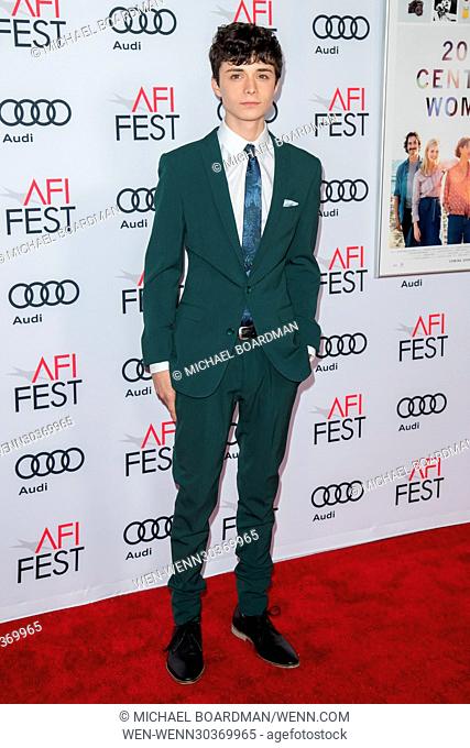 AFI FEST 2016 Presented By Audi - A Tribute To Annette Bening And Gala Screening Of A24's '20th Century Women' - Arrivals Featuring: Lucas Jade Zumann Where:...