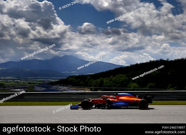 # 3 Daniel Ricciardo (AUS, McLaren F1 Team), F1 Grand Prix of Styria at Red Bull Ring on June 25, 2021 in Spielberg, Austria. (Photo by HOCH ZWEI)