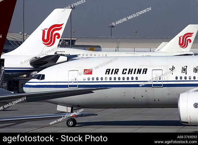 China Air at Beijing Airport. China. People's Republic of China