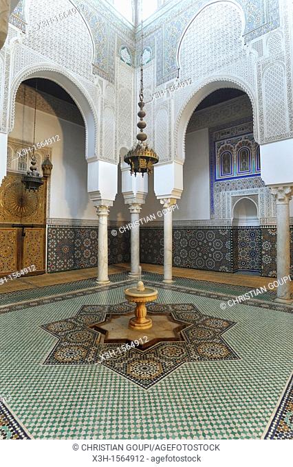 Moulay Ismail Mausoleum, Meknes, Morocco, North Africa