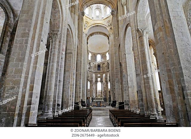 Sainte Foy abbey church, Via Podiensis or Chemin de St-Jacques, UNESCO World Heritage Site, Conques pilgrimage site, Midi-Pyrenees, France, Europe
