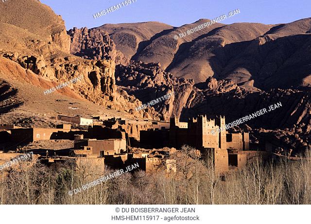 Morocco, Dades Valley, Dades gorges, Ait Arbi kasbah