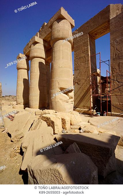 Ramesseum. Luxor. Upper Egypt