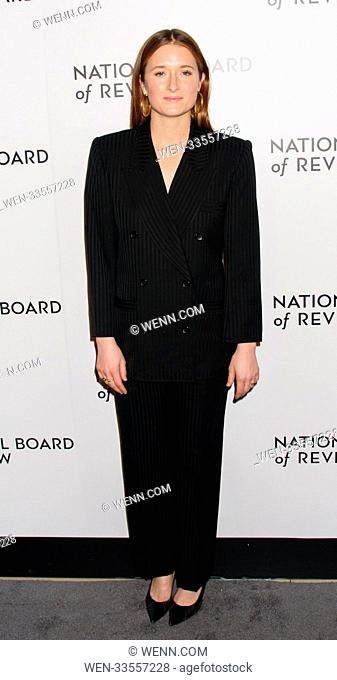 The National Board of Review Awards Featuring: Mamie Gummer Where: New York, New York, United States When: 10 Jan 2018 Credit: WENN.com