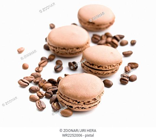 macarons with coffee flavor