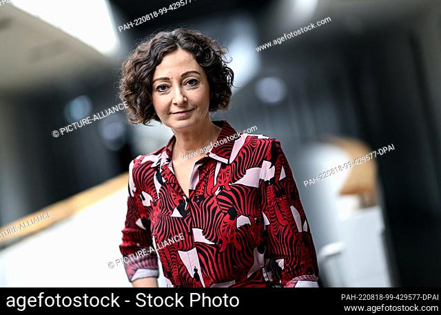 16 August 2022, Berlin: Ramona Pop, chairwoman of the board of the Federation of German Consumer Organizations (vzbv) on the sidelines of an interview