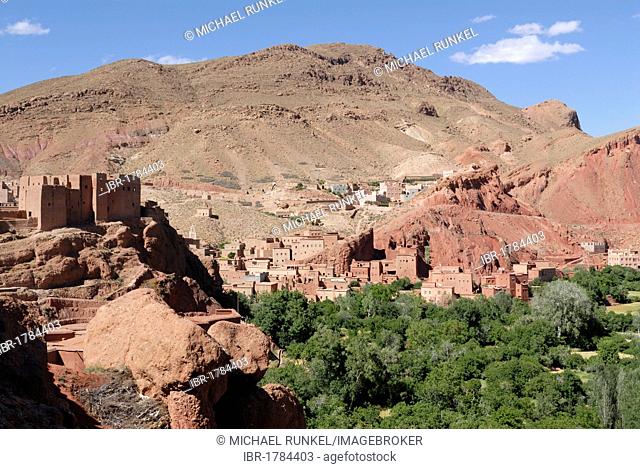 A Kasbah in the Dades Gorge, Morocco, Africa