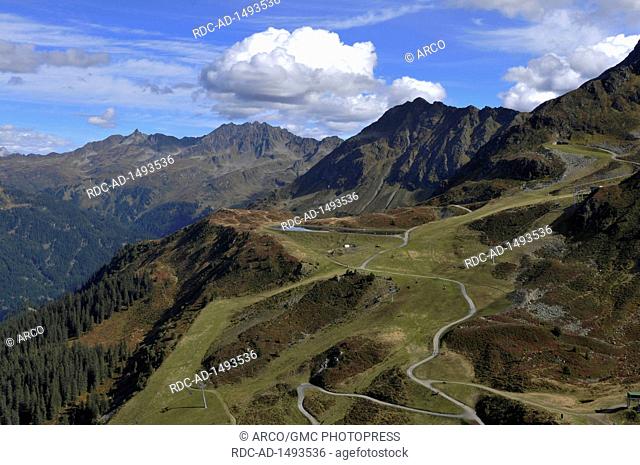 Austria, Hochfirst mountain above Schruns in Vorarlberg