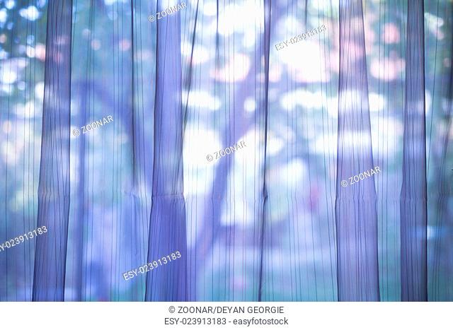Purple transparent curtain background