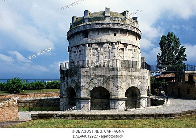 Mausoleum of Theodoric, ca 520 AD (UNESCO World Heritage List, 1996), Ravenna, Emilia-Romagna, Italy