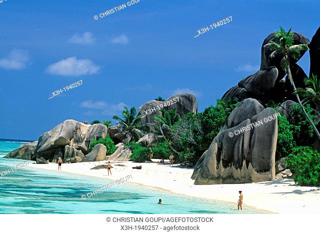 Anse Source d'Argent, La Digue island, Republic of Seychelles, Indian Ocean