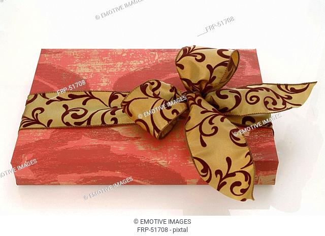 Gift with ribbon and bow