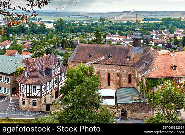 View of Ursuline abbey in Fritzlar, Germany