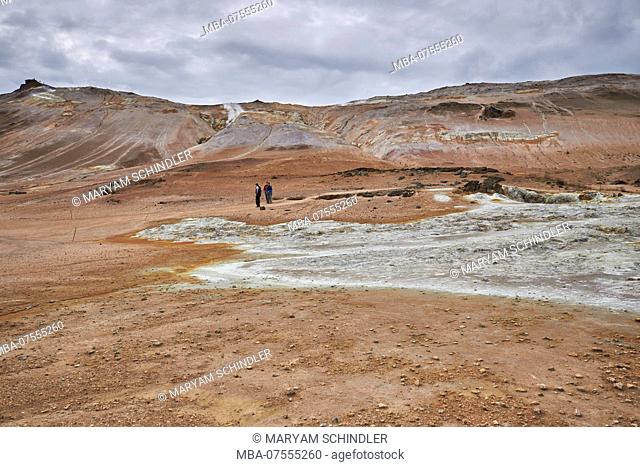 Iceland, geothermal field of Hverir