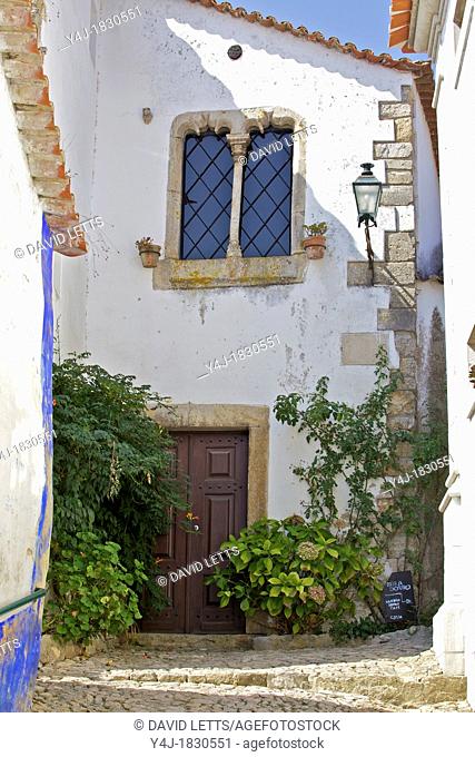 Typical Home in the Medieval Village of Obidos