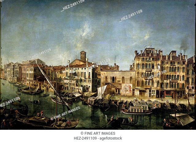 'View of the Canal Grande from the Fondamenta Del Vin', 1736-1737. Marieschi, Michele Giovanni (1710-1743). Italy, Venetian School