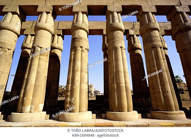 Luxor Temple. Luxor. Upper Egypt
