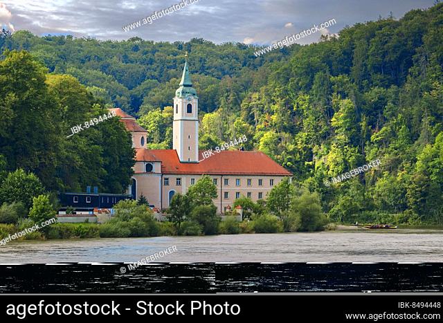Benedictine Abbey Weltenburg Monastery, Kelheim on the Danube, Lower Bavaria, Bavaria, Germany, Europe
