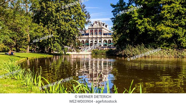 Netherlands, Amsterdam, view to Vondelpark Pavilion at Vondelpark