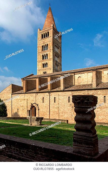Pomposa abbey, Emilia Romagna, Italy, Europe