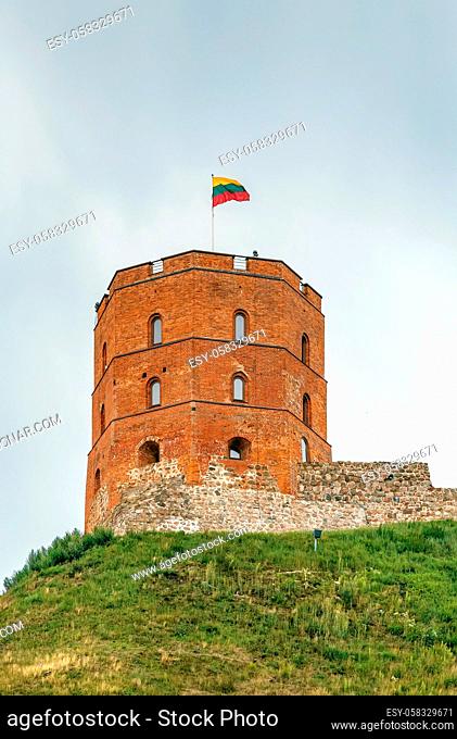 Gediminas' Tower is the remaining part of the Upper Castle in Vilnius, Lithuania