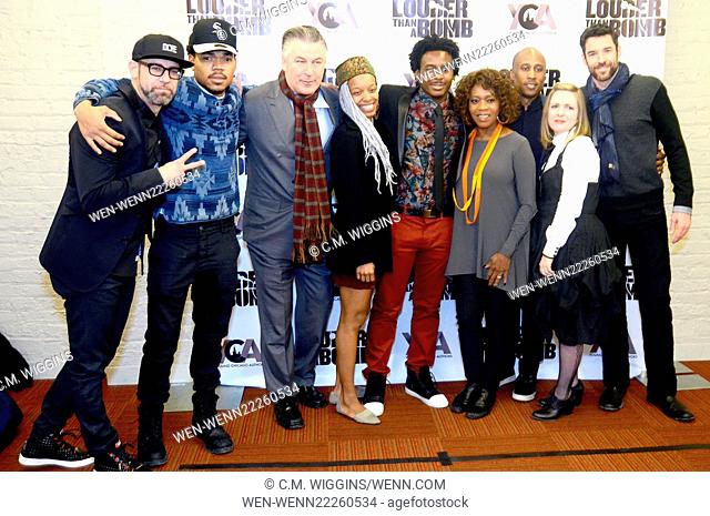 Chicago Poets and Musicians attend the Louder than a Bomb Festival's 15th Anniversary Celebration Benefit in Chicago at the Black Ensemble Theatre - Arrivals...