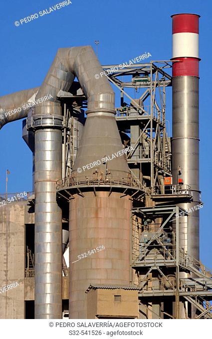 Cement factory. Morata de Jalón, Zaragoza province, Aragón, Spain