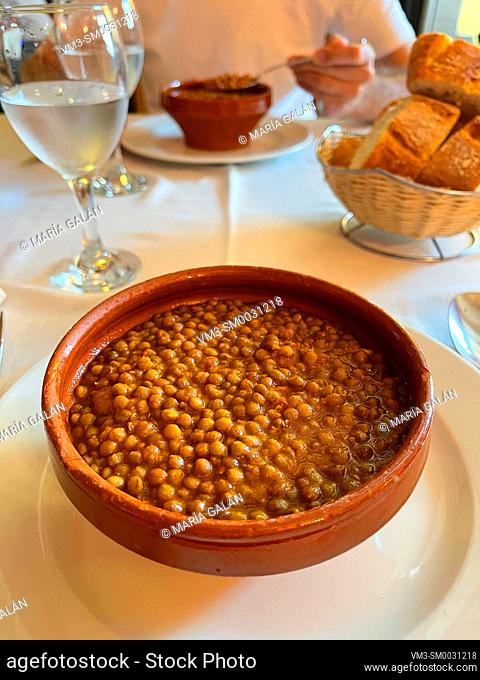 Lentils stew. Spain