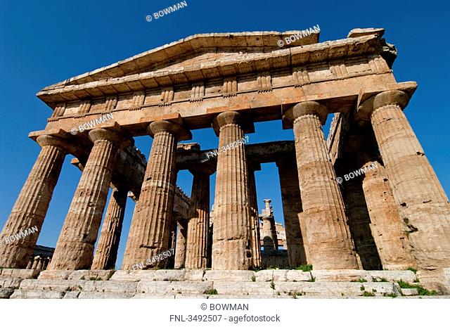 Hera temple, Paestum, Campania, Italy, Europe