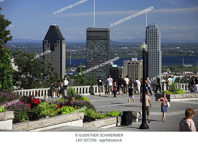 Mount Royal Belvedere, Montreal, Quebec, Canada