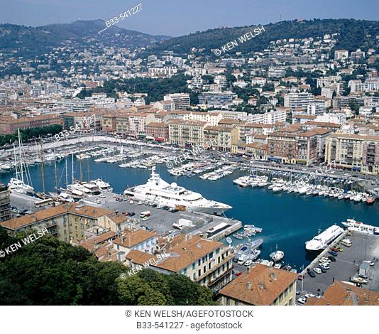 Port. Nice. Côte d'Azur. France