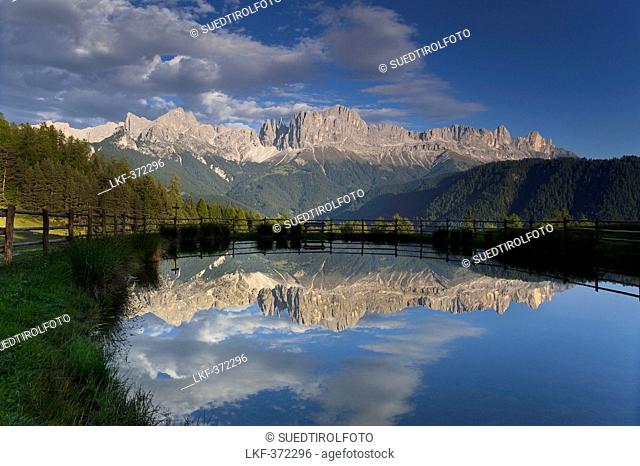 Wuhn Weiher, Tierser Valley, Eisack Valley, Alto Adige, South Tyrol, Italy