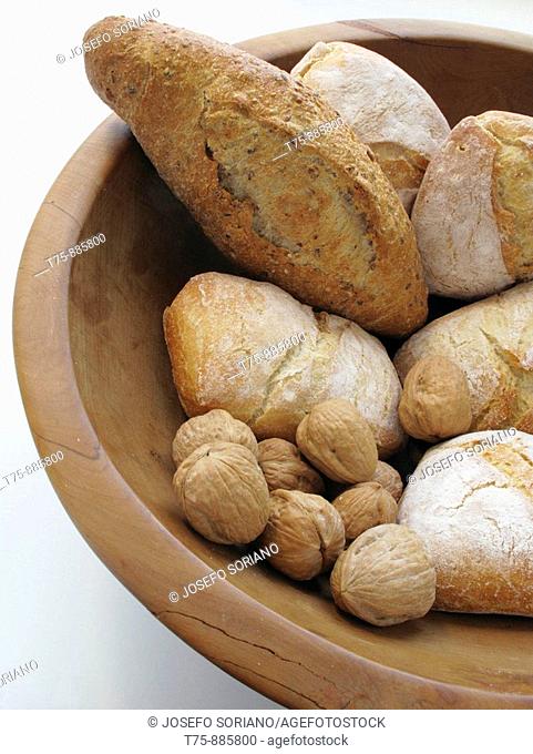 Chapata bread, cereals and nuts