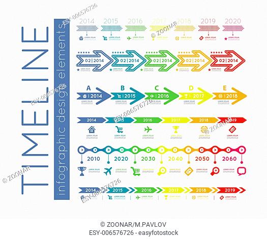 Timeline infographic