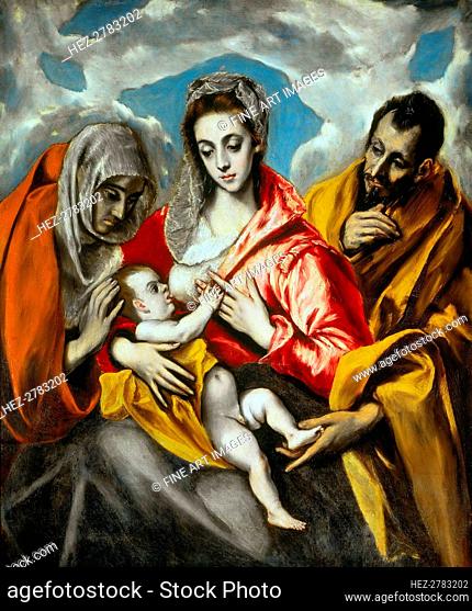 The Holy Family, 1595. Creator: El Greco, Dominico (1541-1614)