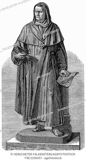 Albertus Magnus or Albert the Great and Albert of Cologne, 1193/1206 - 1280, a Catholic saint and a German Dominican friar,