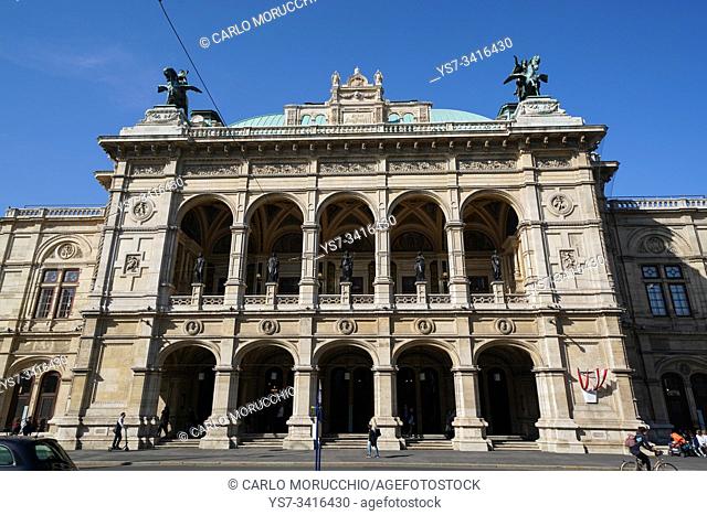 The Vienna State Opera, Wiener Staatsoper, Vienna, Wien, Austria, Europe