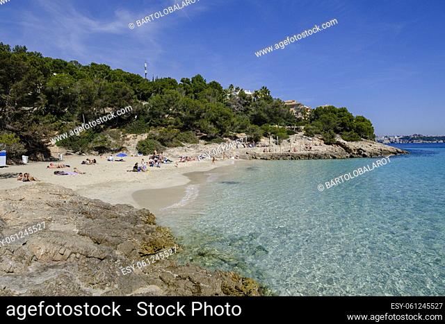 Illetes beach, CalviÃ , Majorca, Balearic Islands, Spain