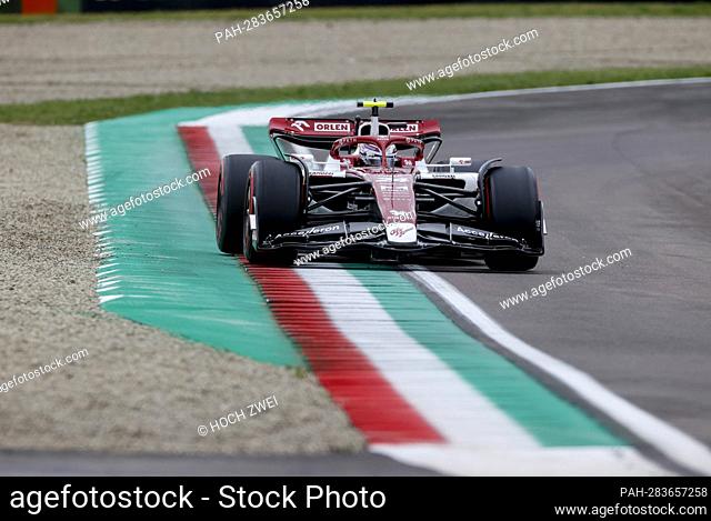 #24 Guanyu Zhou (CHN, Alfa Romeo F1 Team ORLEN), F1 Grand Prix of Emilia Romagna at Autodromo Enzo e Dino Ferrari on April 22, 2022 in Imola, Italy