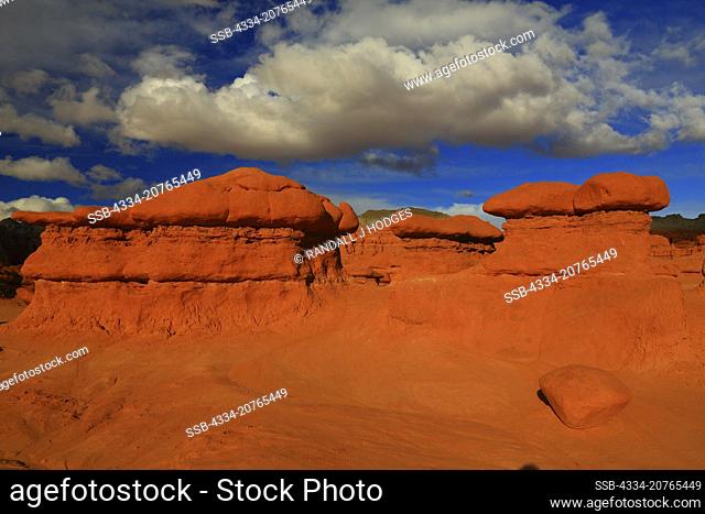 Stone Gnomes and the Goblin Rock Formation Hoodoos of Goblin Valley State Park in Utah