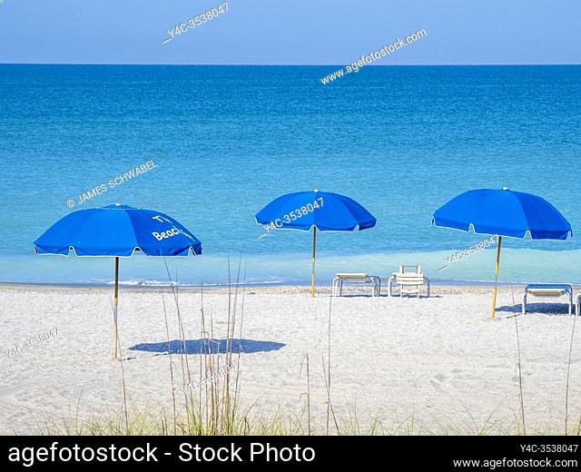 Englewood Beach on Manasota Key on the Gulf of Mexico in Englewood FLorida in the United States
