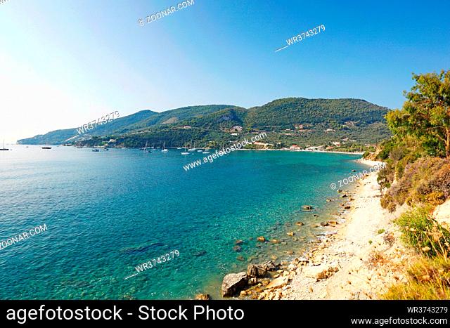 Keri Lake (Limni) in Zakynthos island, Greece