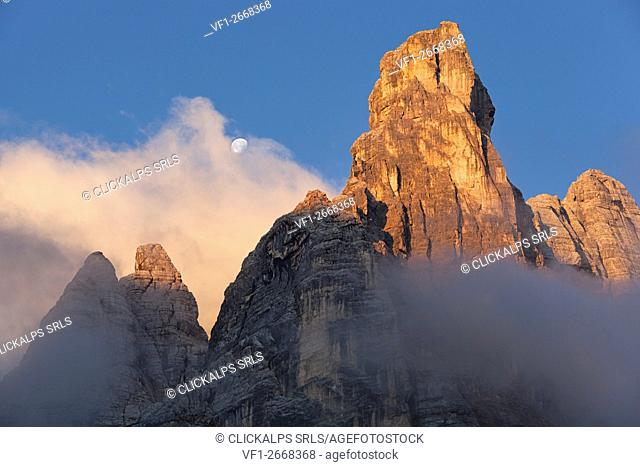 Sorapis group, Dolomites, Auronzo di Cadore, Belluno, Veneto, Italy
