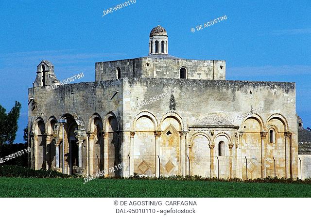 Church of St Mary of Siponto, Puglian Romanesque architecture (11th-12th century), Manfredonia, Puglia, Italy